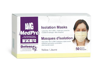 MedPro Defense Isolation Masks (50 / box, 6 boxes / case)