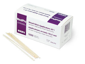MedPro Wood Applicators 6" (1000 / box, 30 boxes / case)