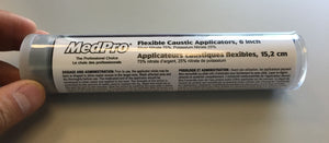 Flexible Caustic Applicators 6" (100 per Tube)