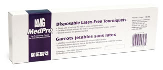 MedPro Disposable Latex Free Tourniquets Bulk (250 /box, 4 boxes/case)