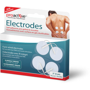 Proactive Gel Electrodes, Round 2"/5cm