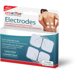 Proactive Gel Electrodes, Square 2"/5cm