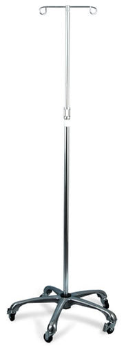 I.V. Stand Aluminum, 2 Prong