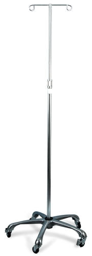 I.V. Stand Aluminum, 2 Prong