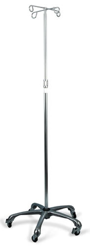 I.V. Stand Aluminum, 4 Prong