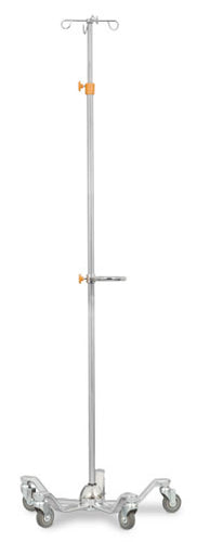 Medpro 4-Prong IV Pole, Stainless Steel