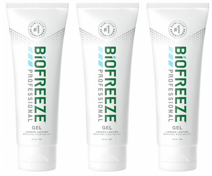 Biofreeze Professional - 4 Oz Tube (Pack of 3)