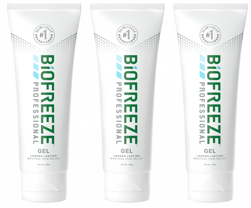 Biofreeze Professional - 4 Oz Tube (Pack of 3)