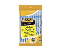 BIC Roundstic Pens (10 Pack)