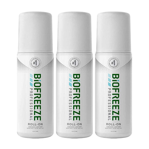 Biofreeze Professional - 3 OZ Roll on (Pack of 3)